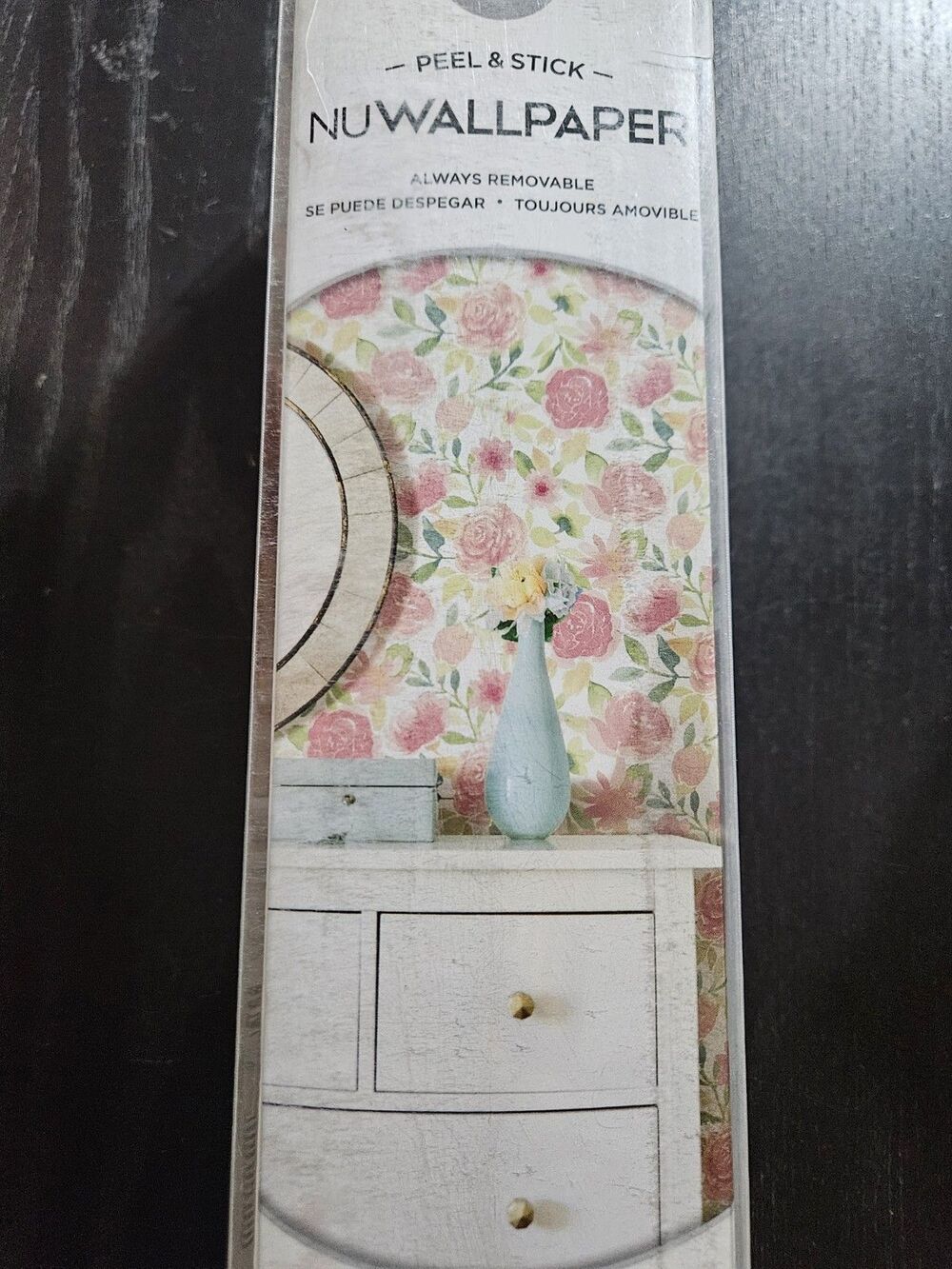 NuWallpaper Audrey Flowers Vinyl Peel and Stick Wallpaper Roll 20.5 in. x 18 ft.